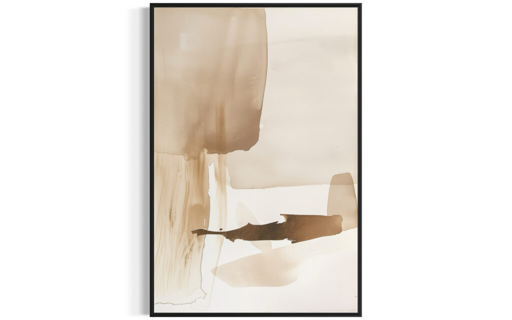 Obraz w ramie RIIMARE Rama Japandi Beige