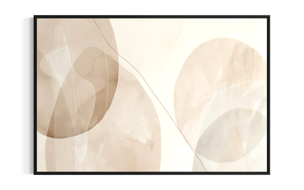 Obraz w ramie RIIMARE Rama Subtle Shapes