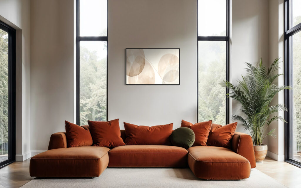 Framed painting RIIMARE Frame Subtle Shapes