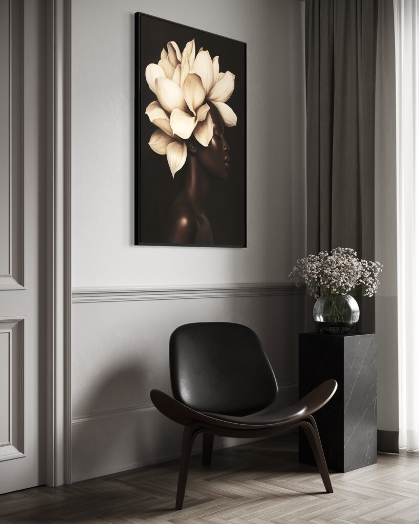 Obraz w ramie RIIMARE Rama Dark Muse