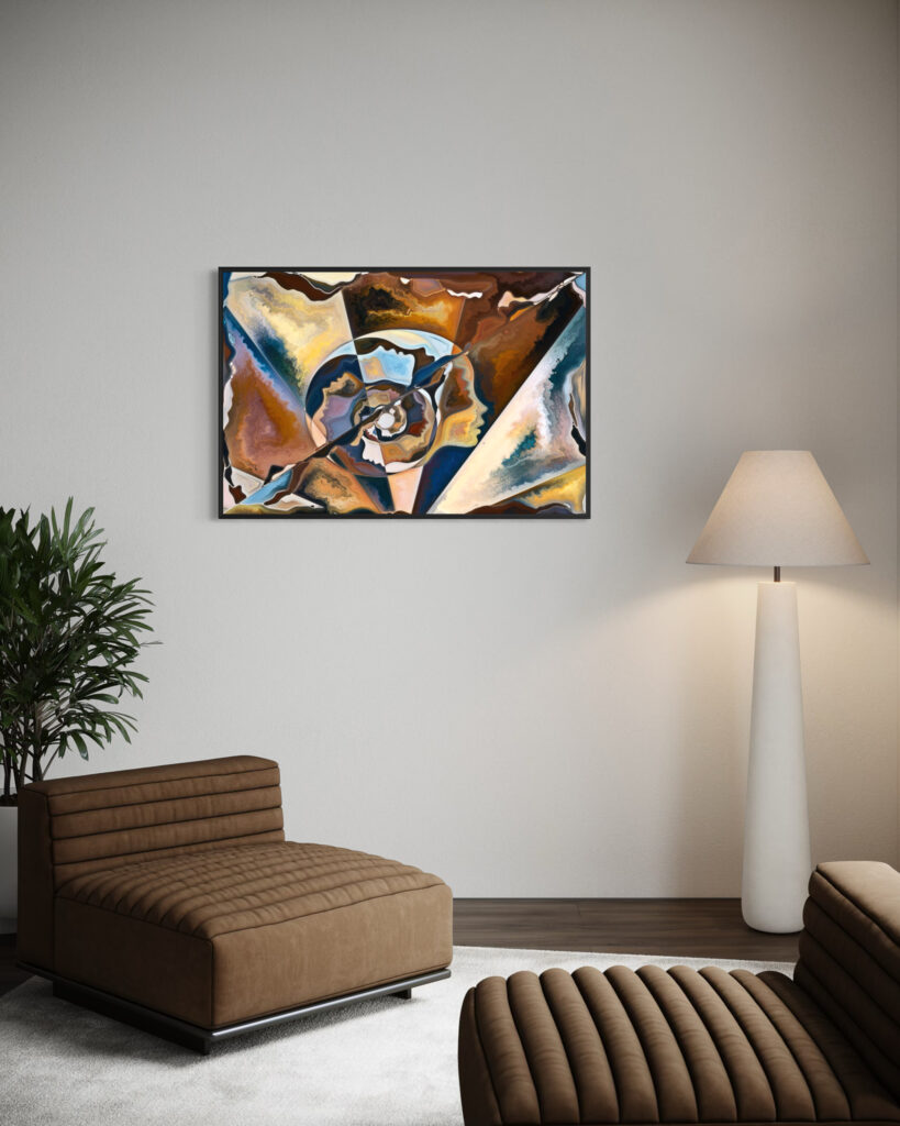 Obraz w ramie RIIMARE Rama Mineral Gem