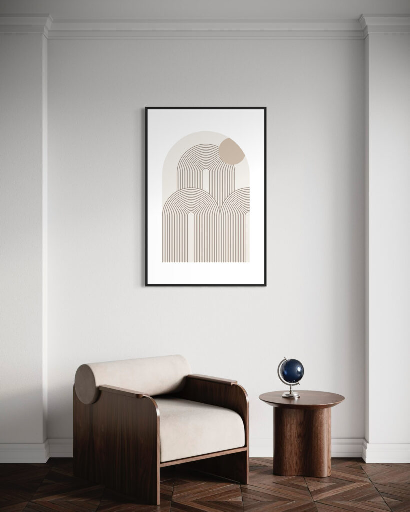 Obraz w ramie RIIMARE Rama Simple Arch